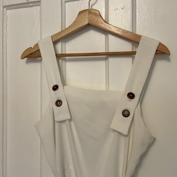 White Topshop jumpsuit romper, size 8 US - Picture 10 of 15